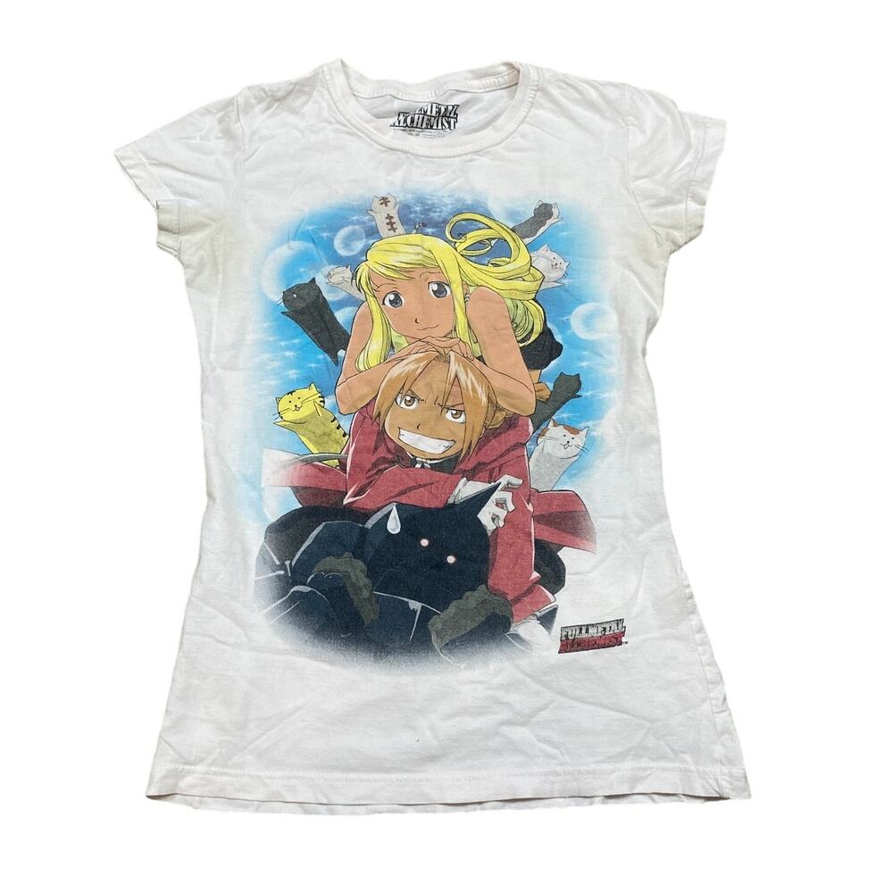 Fullmetal Alchemist Ed Winry Short Sleeve Fitted T Shirt Women's S